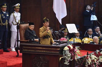 Presiden Jokowi Bicara Indonesia Maju dalam Pidato Kenegaraan