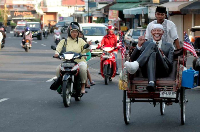 Keikhlasan dalam Ayunan Becak Zaman Now