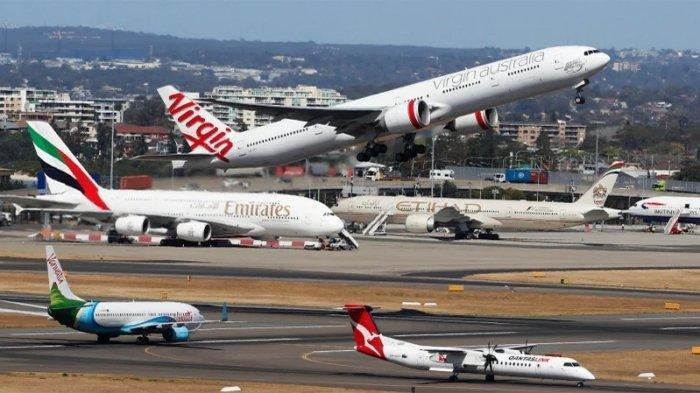 Munculnya Asap di Menara Kontrol Bandara Sydney, Australia