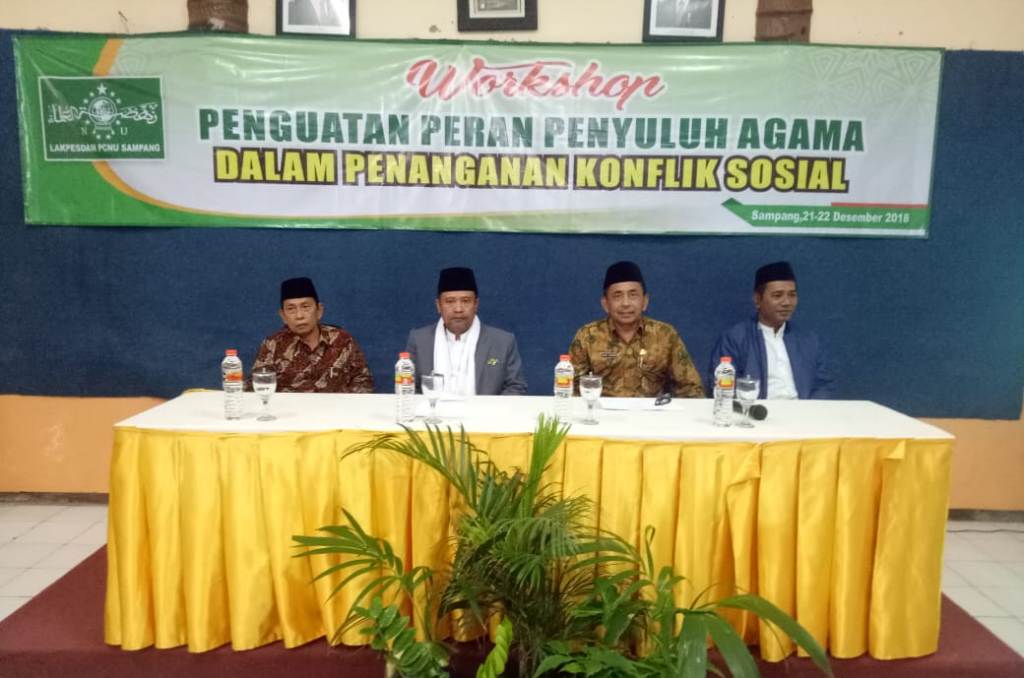 Lakpesdam NU Sampang Gelar Workshop Penguatan Peran Penyuluh Agama