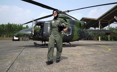 Kisah Inspiratif Anak Sopir yang Sukses Jadi Pilot Wanita Pertama di TNI AD