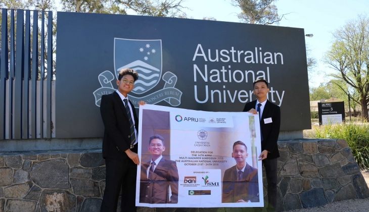 Dua Mahasiswa UGM Presentasi dalam Konferensi Internasional Kebencanaan di Australia