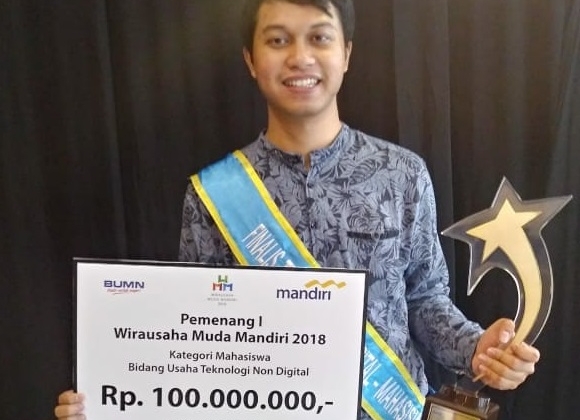 Berawal dari Garasi, Mahasiswa UGM Ini Berhasil Juara I Kompetisi Wirausaha 