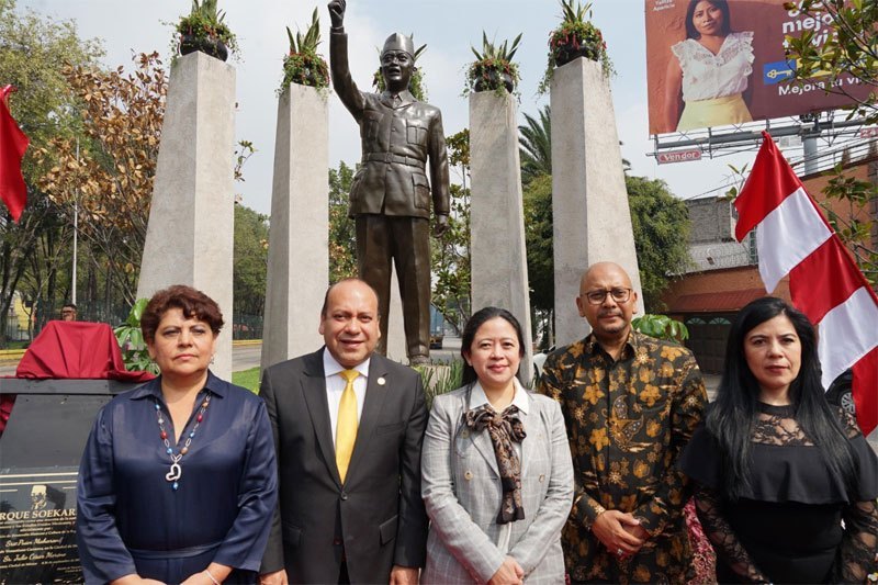 Bentuk Penghargaan pada Indonesia, Meksiko Resmikan Patung Soekarno