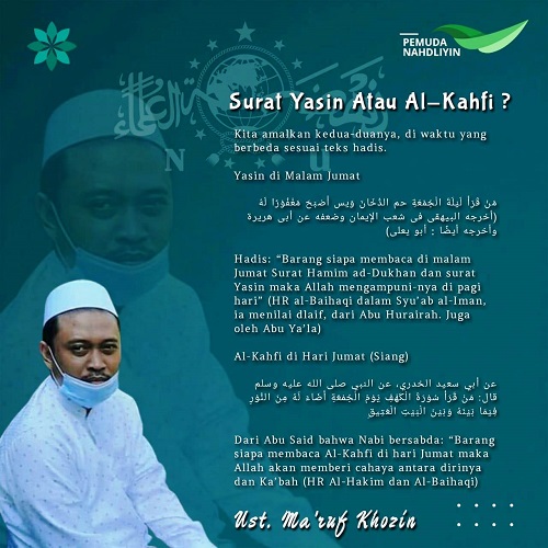 Di Malam Jumat: Baca Surat Yasin Atau Al-Kahfi?