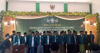 Pelantikan PCNU Temanggung Angkat Tema Kemandirian Jam’iyyah